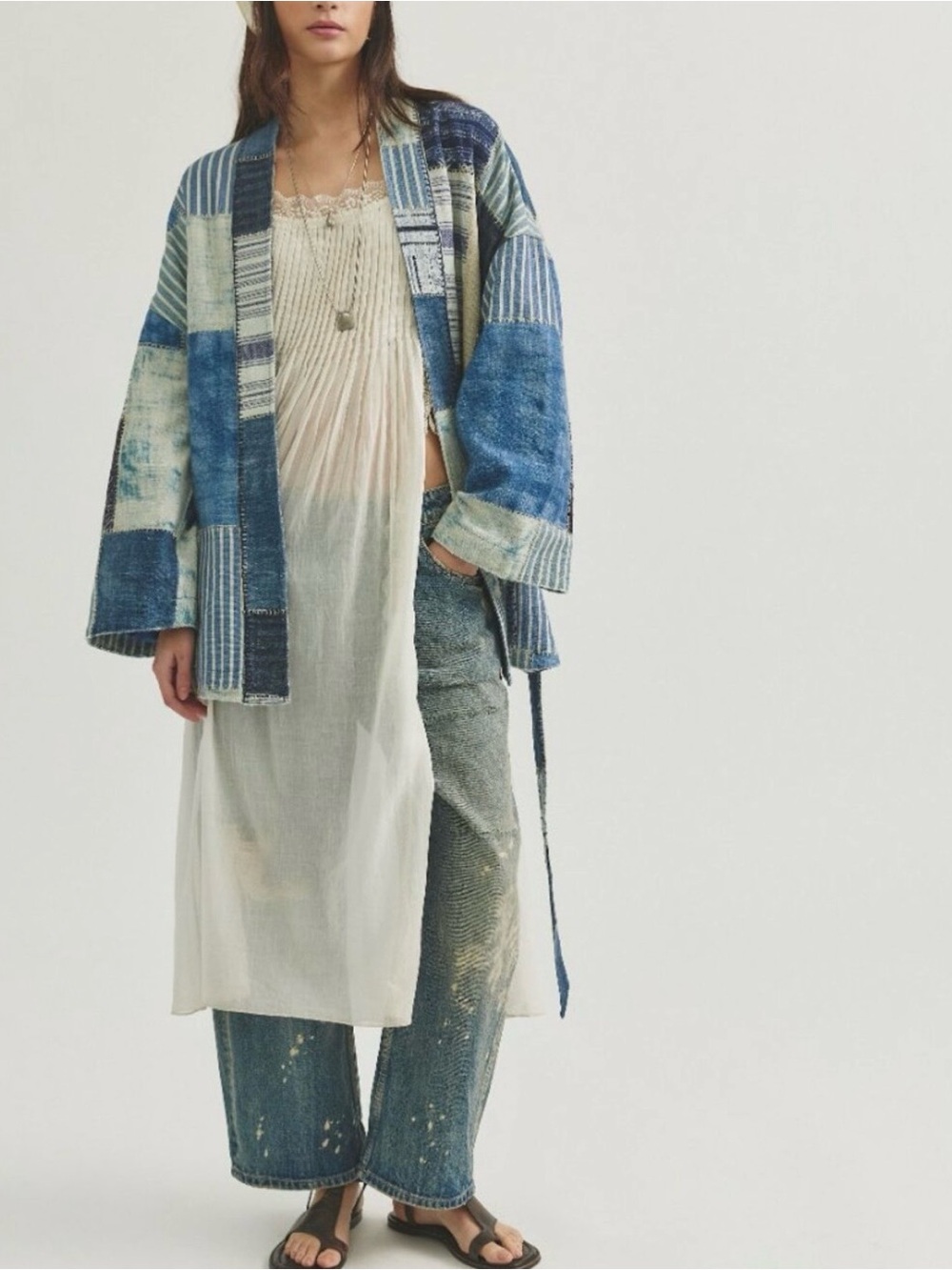 NWT - We the Free Evie Patchwork Kimono - Free People